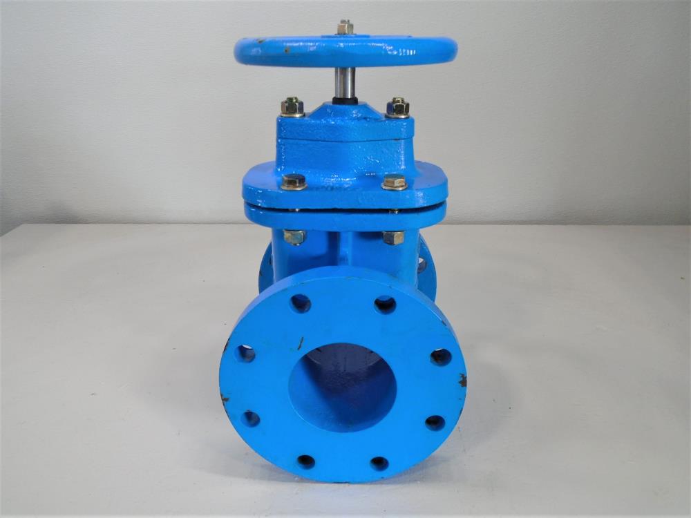 Watts 4" 200 CWP Resilient Wedge Gate Valve, Series 405, Cast Iron